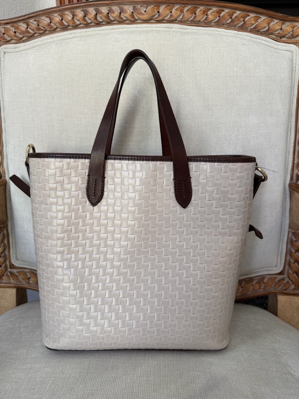 Dooney & Bourke Liliana  Woven Leather Tote - Picture 2 of 12